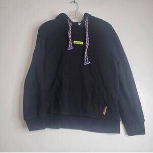 Reshake men's Trend Series Hip Hop Hoodie Unisex Black
Size Large